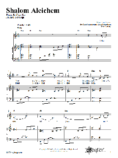 Shalom Aleichem von Lisa Levine (Download) 