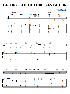 Falling Out Of Love Can Be Fun von Irving Berlin (Download) 