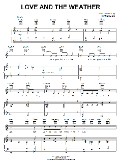 Love And The Weather von Irving Berlin (Download) 