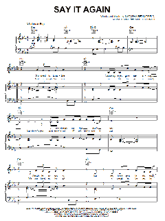 Say It Again von Natasha Bedingfield (Download) 