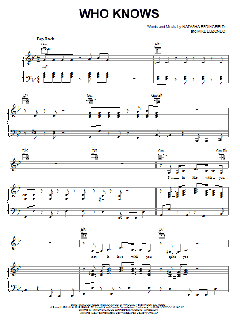 Who Knows von Natasha Bedingfield (Download) 