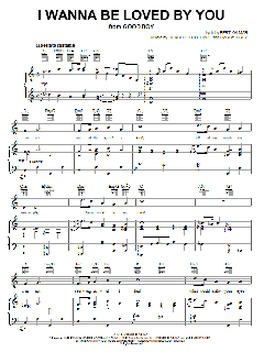 I Wanna Be Loved By You von Marilyn Monroe (Download) 