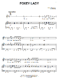 Foxey Lady von Jimi Hendrix (Download) 