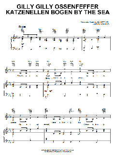 Gilly Gilly Ossenfeffer Katzenellen Bogen By The Sea von Max Bygraves (Download) 