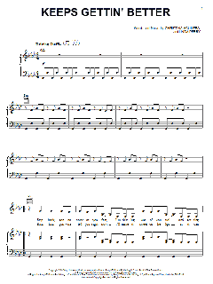 Keeps Gettin' Better von Christina Aguilera (Download) 