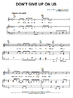 Don't Give Up On Us von Sarah McLachlan (Download) 