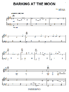 Barking At The Moon von Bolt (Movie) (Download) 