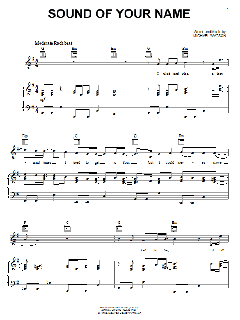 Sound Of Your Name von Michael Watson (Download) 