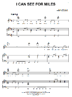 I Can See For Miles von The Who (Download) 