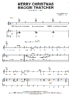 Merry Christmas Maggie Thatcher von Elton John (Download) 