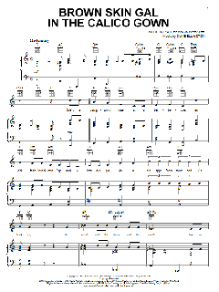 Brown Skin Gal In The Calico Gown von Duke Ellington (Download) 