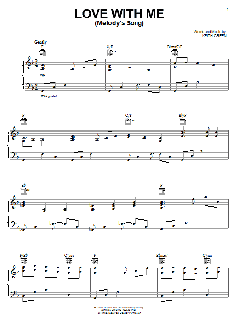 Love With Me (Melody's Song) von Keith Green (Download) 