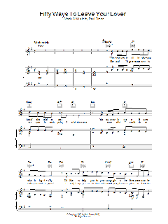 Fifty Ways To Leave Your Lover von Paul Simon (Download) 