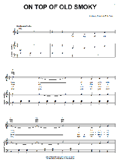 On Top Of Old Smoky von Traditional (Download) 