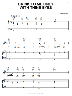 Drink To Me Only With Thine Eyes von Traditional (Download) 