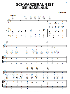 Schwarzbraun Ist Die Haselnuss von German Folksong (Download) 