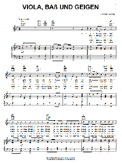 Viola, Bass Und Geigen von German Folksong (Download) 