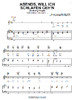 Evening Prayer von Engelbert Humperdinck (Download) 