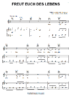 Freut Euch Des Lebens von Hans Georg Nägeli (Download) 