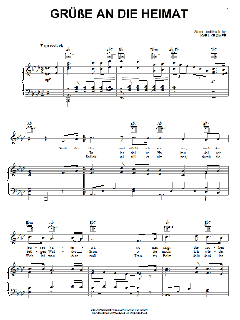 Grusse An Die Heimat (Hail, My Homeland) von Karl Kromer (Download) 