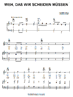 Weh, Dass Wir Scheiden Mussen (The Soldiers Farewell) von Johanna Kinkel (Download) 