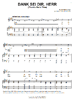 Dank Sei Dir, Herr von Siegfried Ochs (Download) 