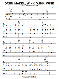 Drum Madel Wink, Wink, Wink von German Folksong (Download) 