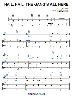 Hail, Hail, The Gang's All Here von Theodore F. Morse (Download) 