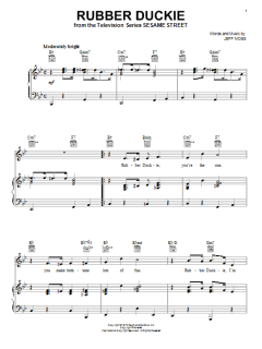 Rubber Duckie von Jeff Moss (Download) 