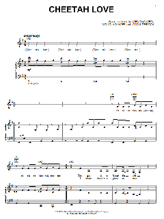 Cheetah Love von Kara Dioguardi (Download) 