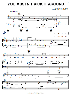 You Mustn't Kick It Around von Lorenz Hart (Download) 