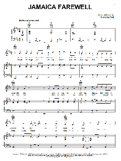 Jamaica Farewell von Irving Burgie (Download) 