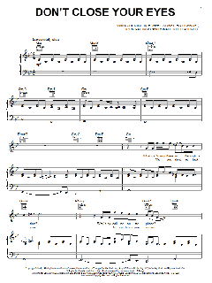 Don't Close Your Eyes von John Palumbo (Download) 