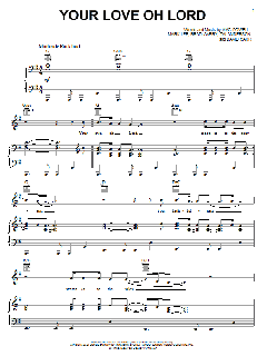 Your Love Oh Lord von Third Day (Download) 