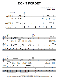 Don't Forget von Demi Lovato (Download) 