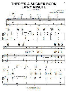 There's A Sucker Born Ev'ry Minute von Cy Coleman (Download) 
