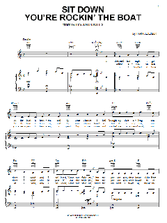 Sit Down You're Rockin' The Boat von Frank Loesser (Download) 