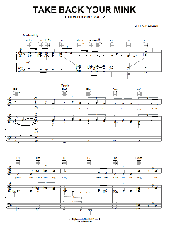 Take Back Your Mink von Frank Loesser (Download) 