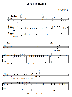 Last Night von Walter Jacobs (Download) 