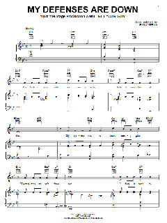 My Defenses Are Down von Irving Berlin (Download) 
