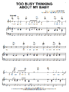 Too Busy Thinking About My Baby von Marvin Gaye (Download) 