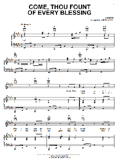 Come Thou Fount Of Every Blessing von Traditional (Download) 
