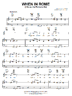 When In Rome (I Do As The Romans Do) von Cy Coleman (Download) 