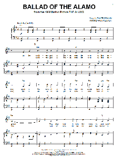 Ballad Of The Alamo von Dimitri Tiomkin (Download) 