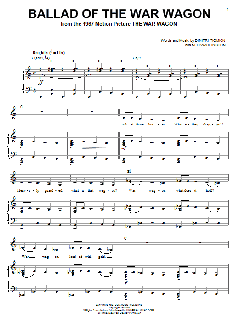 Ballad Of The War Wagon von Dimitri Tiomkin (Download) 