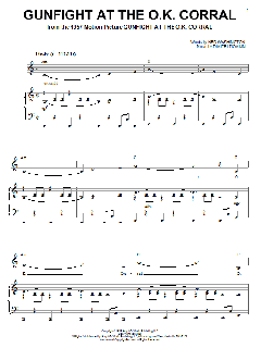 Gunfight At The O.K. Corral von Dimitri Tiomkin (Download) 