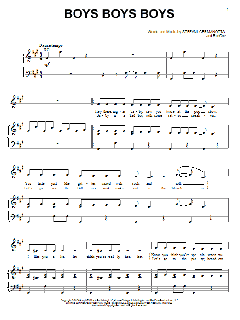 Boys Boys Boys von Lady Gaga (Download) 