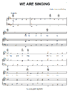 We Are Singing von Traditional (Download) 