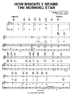 How Brightly Beams The Morning Star von Philipp Nicolai (Download) 