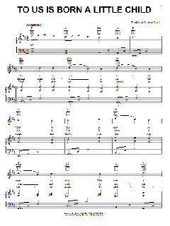 To Us Is Born A Little Child von Traditional (Download) 